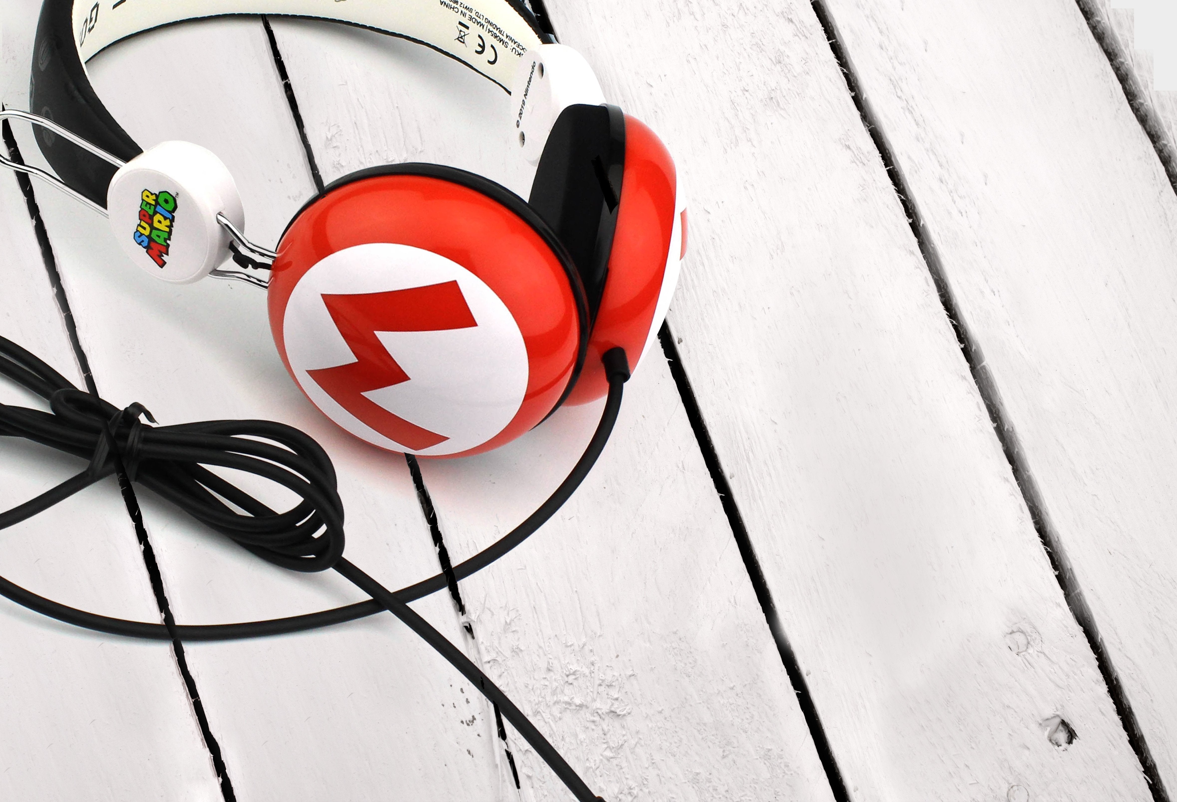 Super Mario - Casque stéréo Emblème pour adolescents - flash vidéo