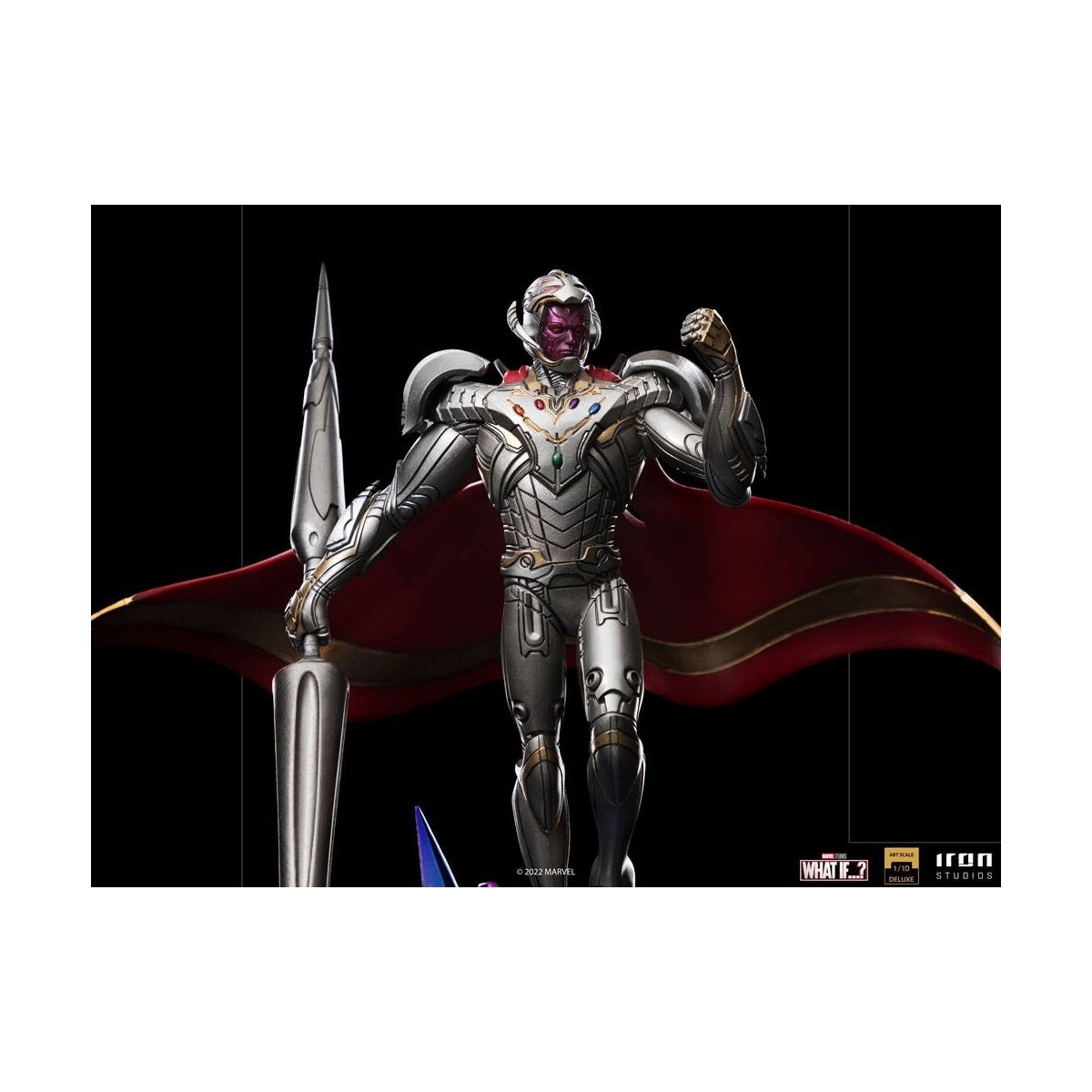 Iron Studios - Deluxe Arts Scale 1/10 - Marvel - What If...? - Infinity Ultron Statue 36cm - flash vidéo