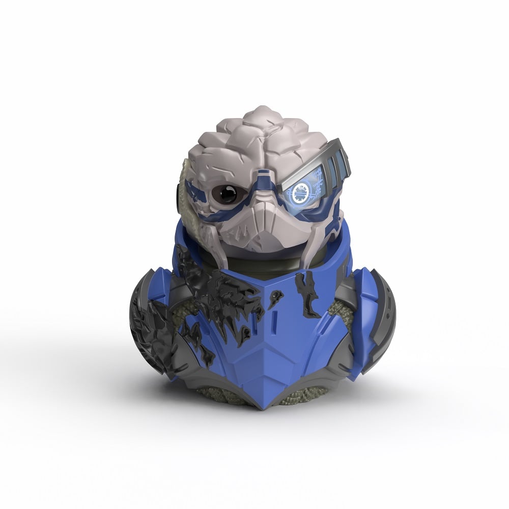 Numskull - Mini TUBBZ Canard de bain - Mass Effect - Garrus (Édition baignoire) - 8cm - flash vidéo