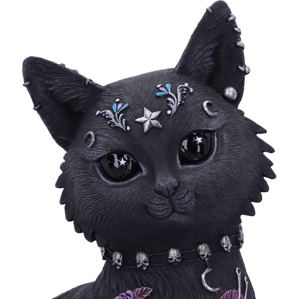 Figurine de Chat "Bad to the Bone" 22cm - flash vidéo