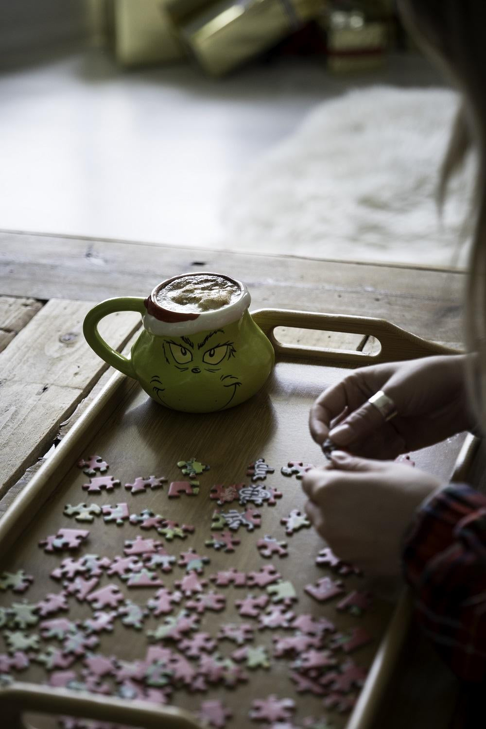 Le Grinch - Coffret Puzzle 100 Pièces + Mug 3D 250ml - flash vidéo