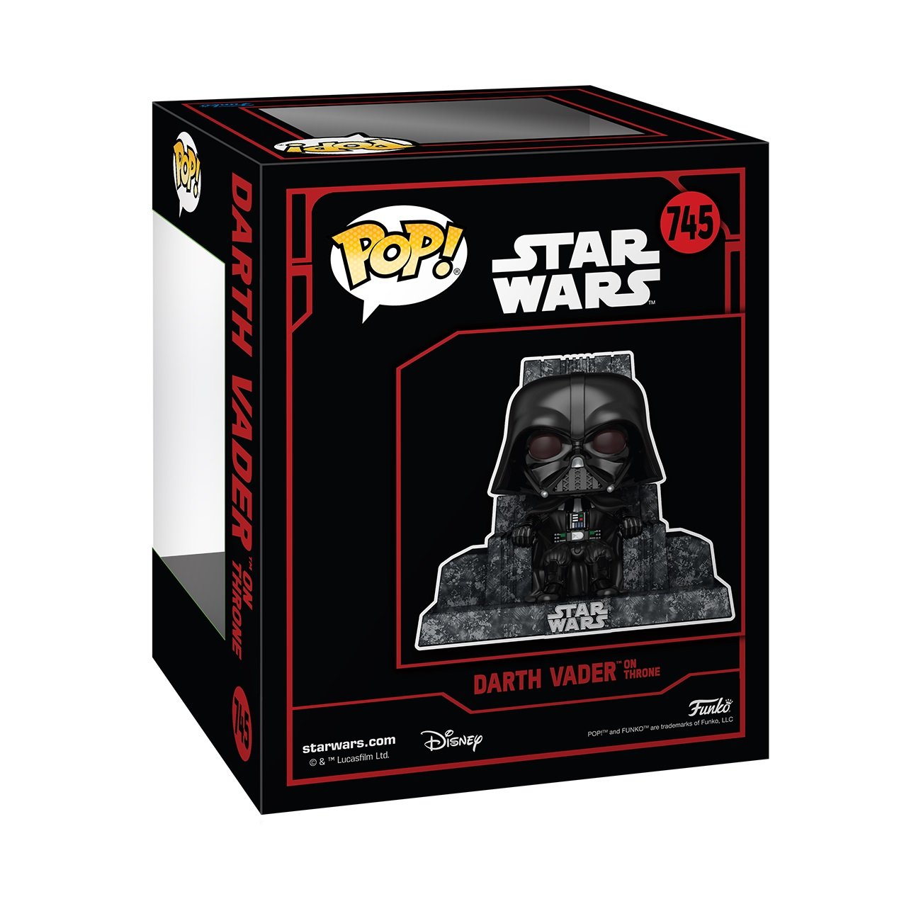 Funko Pop! Deluxe: Star Wars Dark Side - Darth Vader on Throne - flash vidéo