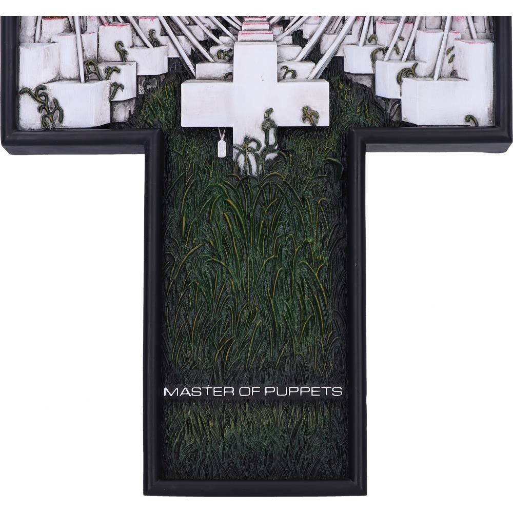 Metallica - Plaque murale pochette de l'album Master of Puppets 31.5cm - flash vidéo