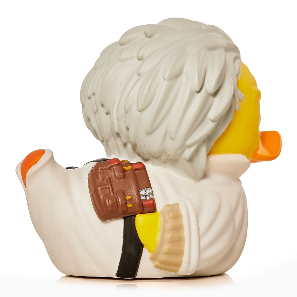 Numskull - Mini TUBBZ Canard de bain - Retour vers le Futur - Doc Brown (Édition baignoire) - 8cm - flash vidéo