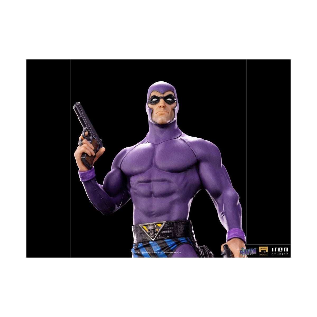 Iron Studios - Deluxe Arts Scale 1/10 - Defenders of the Earth - The Phantom Statue 25cm - flash vidéo