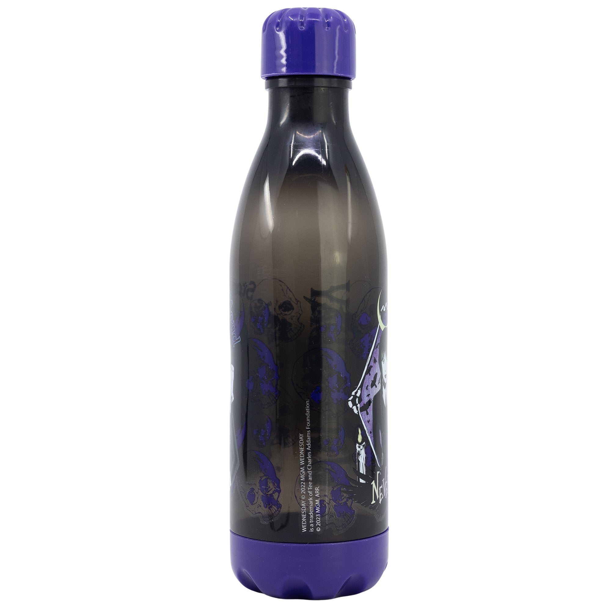 Mercredi - Bouteille d'eau Mercredi Addams (PP) - 660ml - flash vidéo