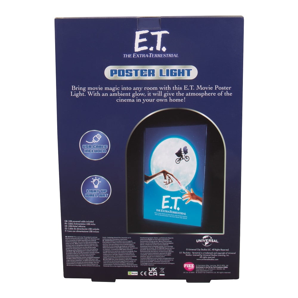 E.T., l'extra-terrestre - Affiche lumineuse - flash vidéo