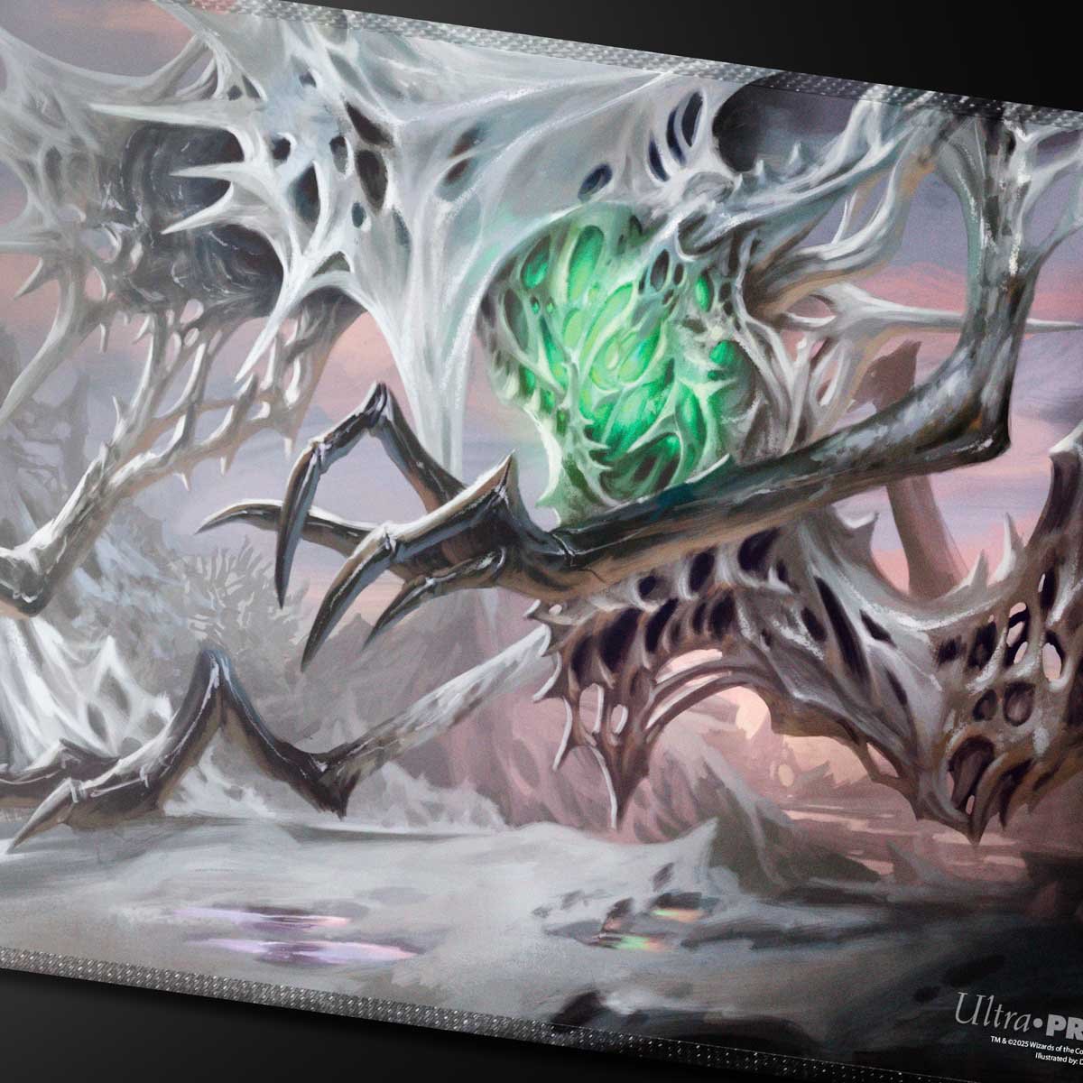 Ultra Pro - Magic: The Gathering - Commander Series - Three Color Wedge - Tapis de jeu à bord cousu Yarok - flash vidéo