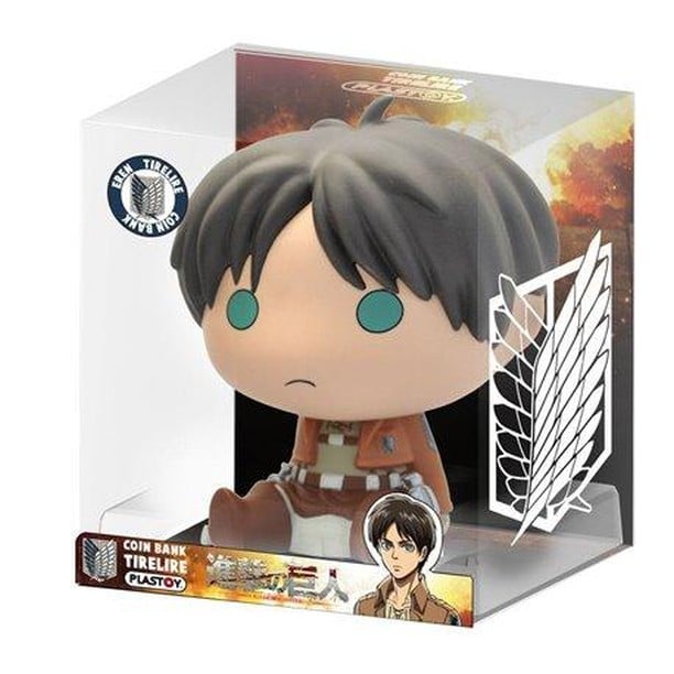 Plastoy - Attaque des Titans - Tirelire Chibi Eren - flash vidéo