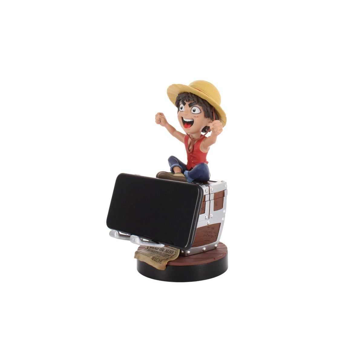 Cable Guys R.E.S.T - One Piece - Luffy 'Wanted Poster' Support pour Téléphone et Manette - flash vidéo