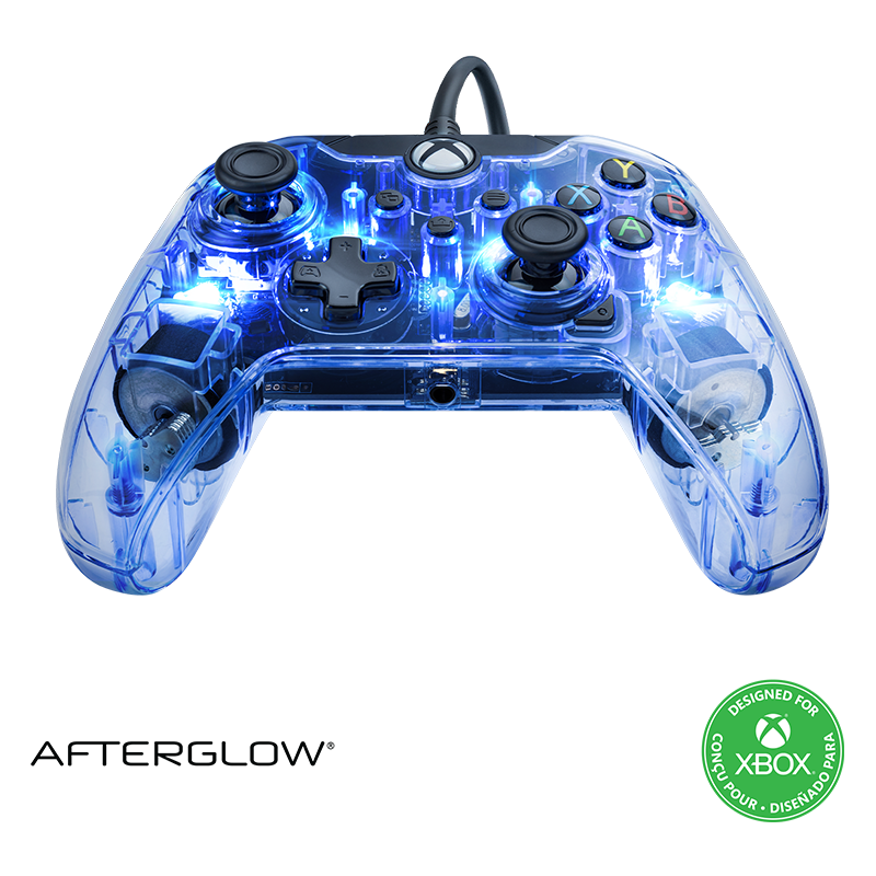 PDP - Manette filaire Afterglow Prismatic pour Xbox Series X|S et Xbox One - flash vidéo
