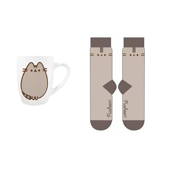 Pusheen - Coffret cadeau avec tasse 315ml et paire de chaussette EU 36-41 "Pusheen" - flash vidéo