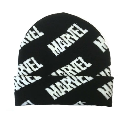 Marvel - Bonnet Noir Logo - flash vidéo