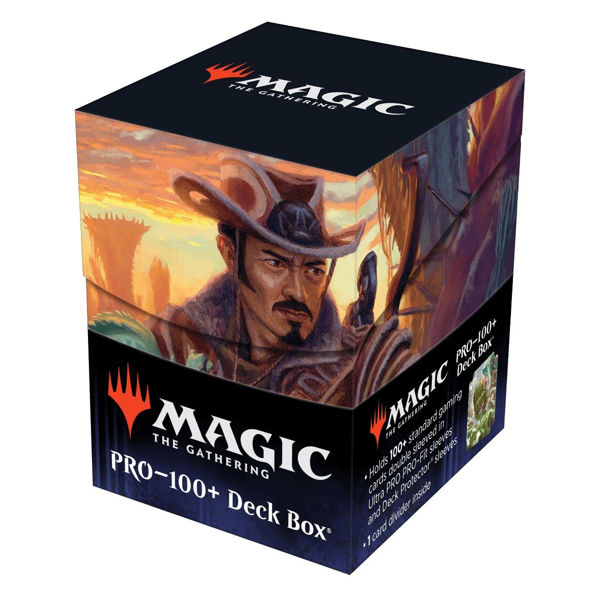 Ultra Pro - Magic: The Gathering - Outlaws of Thunder Junction - 100+ Deck Box Yuma, fier protecteur - flash vidéo
