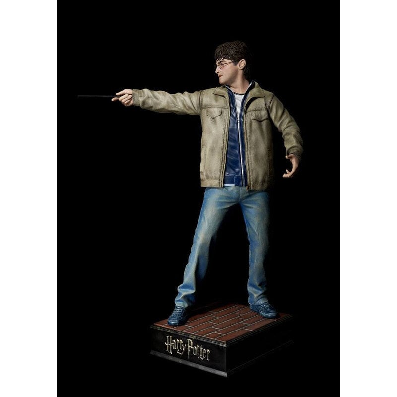Harry Potter et les Reliques de la Mort - Statue taille réelle Harry Potter (Base incluse) - flash vidéo