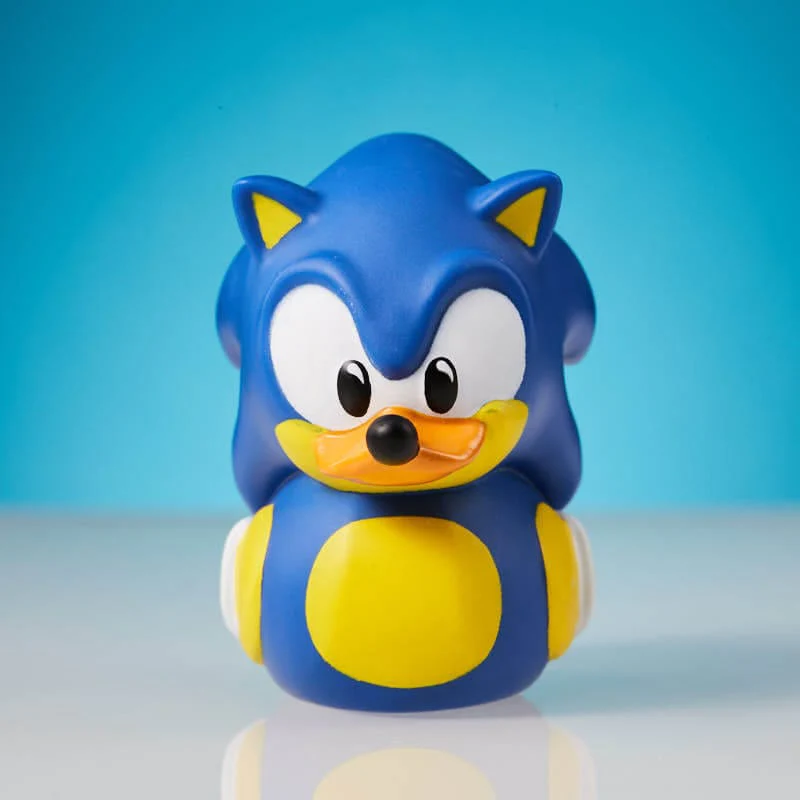 Numskull - Mini TUBBZ Canard de bain - Sonic le Hérisson - Sonic (Édition baignoire) - flash vidéo