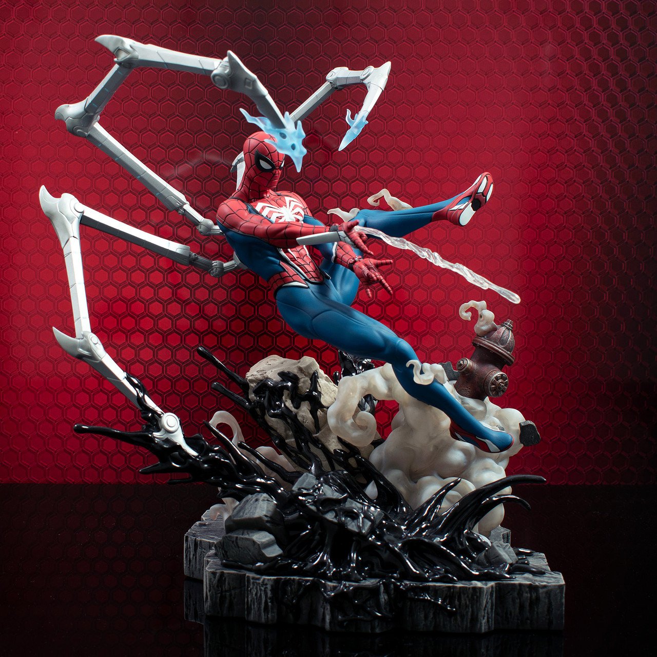 Diamond Select Toys - Marvel Gallery Gamerverse - Spider-Man 2 Deluxe Statue PVC 29cm - flash vidéo