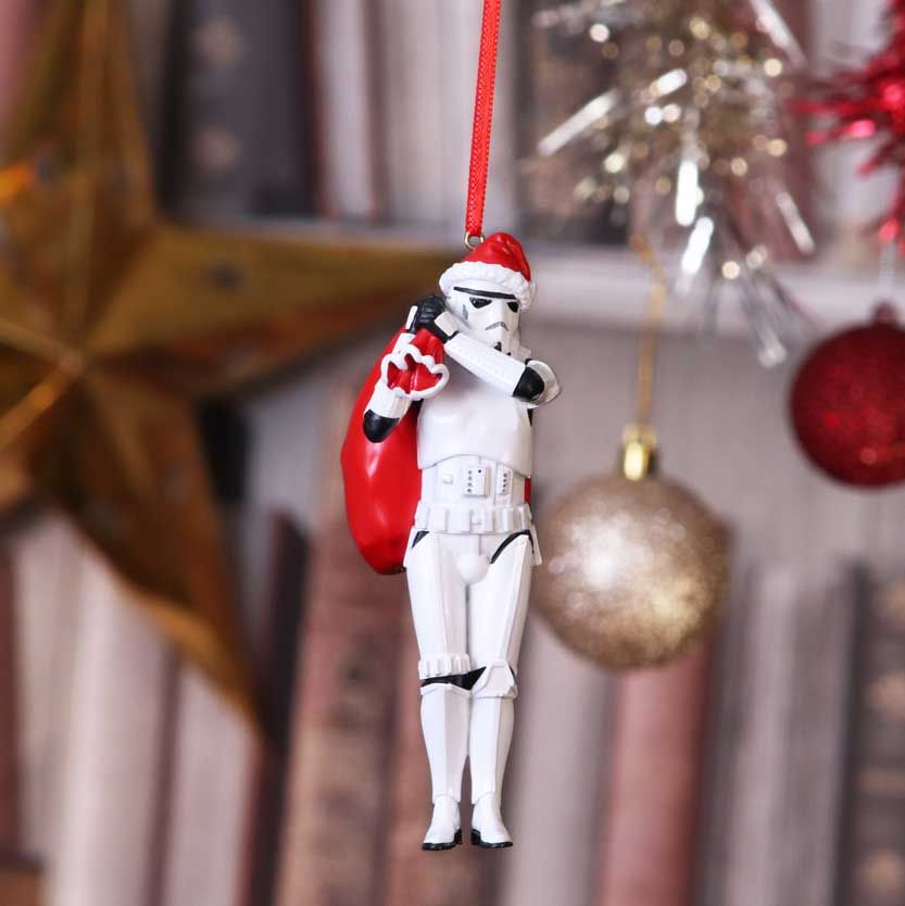 Star Wars - Ornement à suspendre Stormtrooper Santa Sack 13cm - flash vidéo