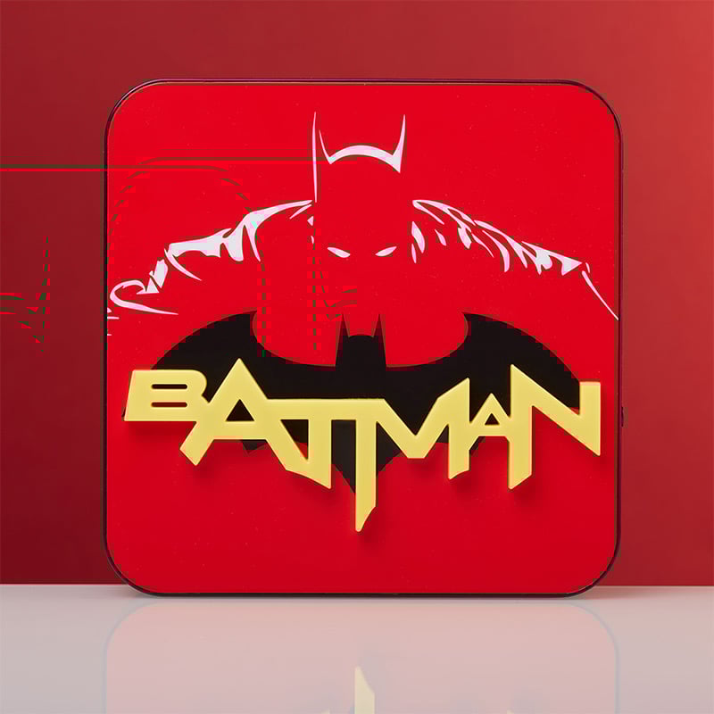 DC Comics - Lampe de bureau / Applique murale 3D Batman - flash vidéo