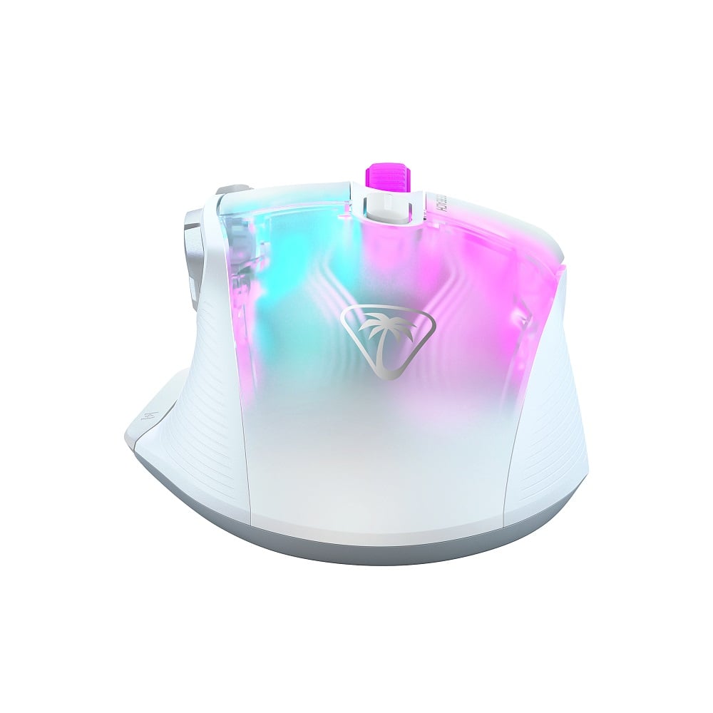 Turtle Beach - Souris de jeu sans-fil optique RGB ultralégère Kone XP Air Blanche - flash vidéo