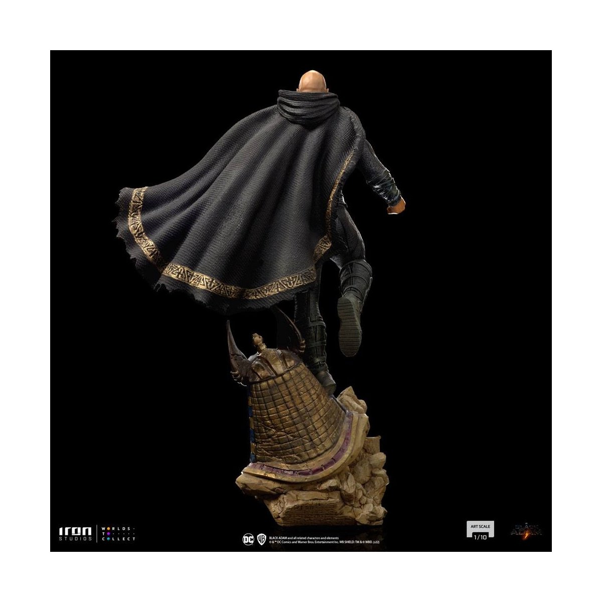 Iron Studios - Arts Scale 1/10 - DC Comics - Black Adam - Black Adam Statue 27cm - flash vidéo