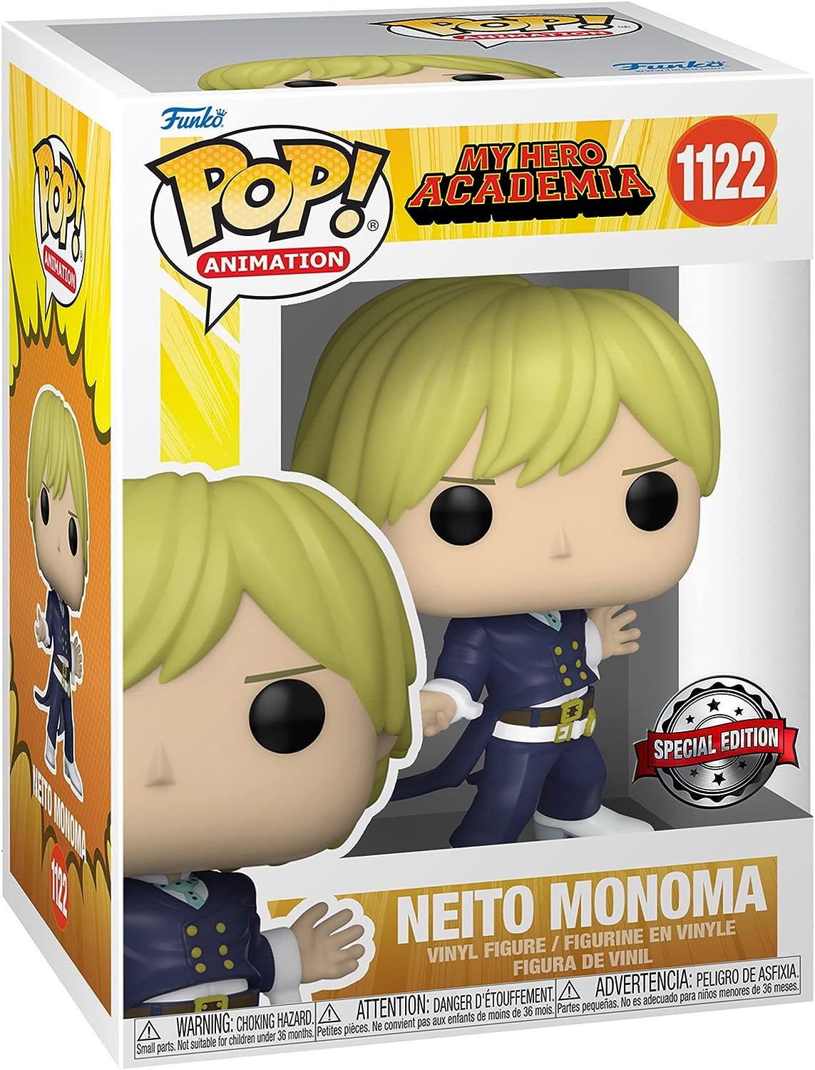 Funko Pop! Animation: My Hero Academia - Neito Monoma (Special Edition) - flash vidéo