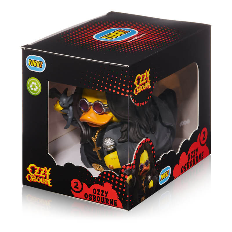 TUBBZ Canard de bain à collectionner - Black Sabbath - Ozzy Osbourne (Édition standard) - flash vidéo