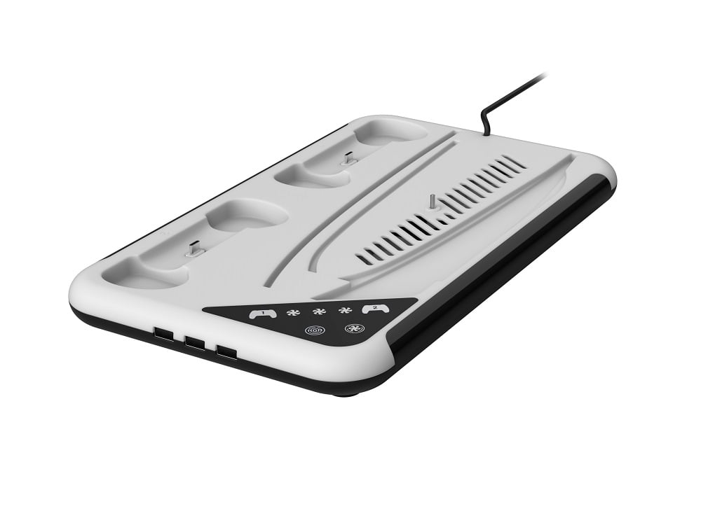 EgoGear - SCH35 - Base RGB de refroidissement et de charge pour PS5 et PS5 Slim - flash vidéo