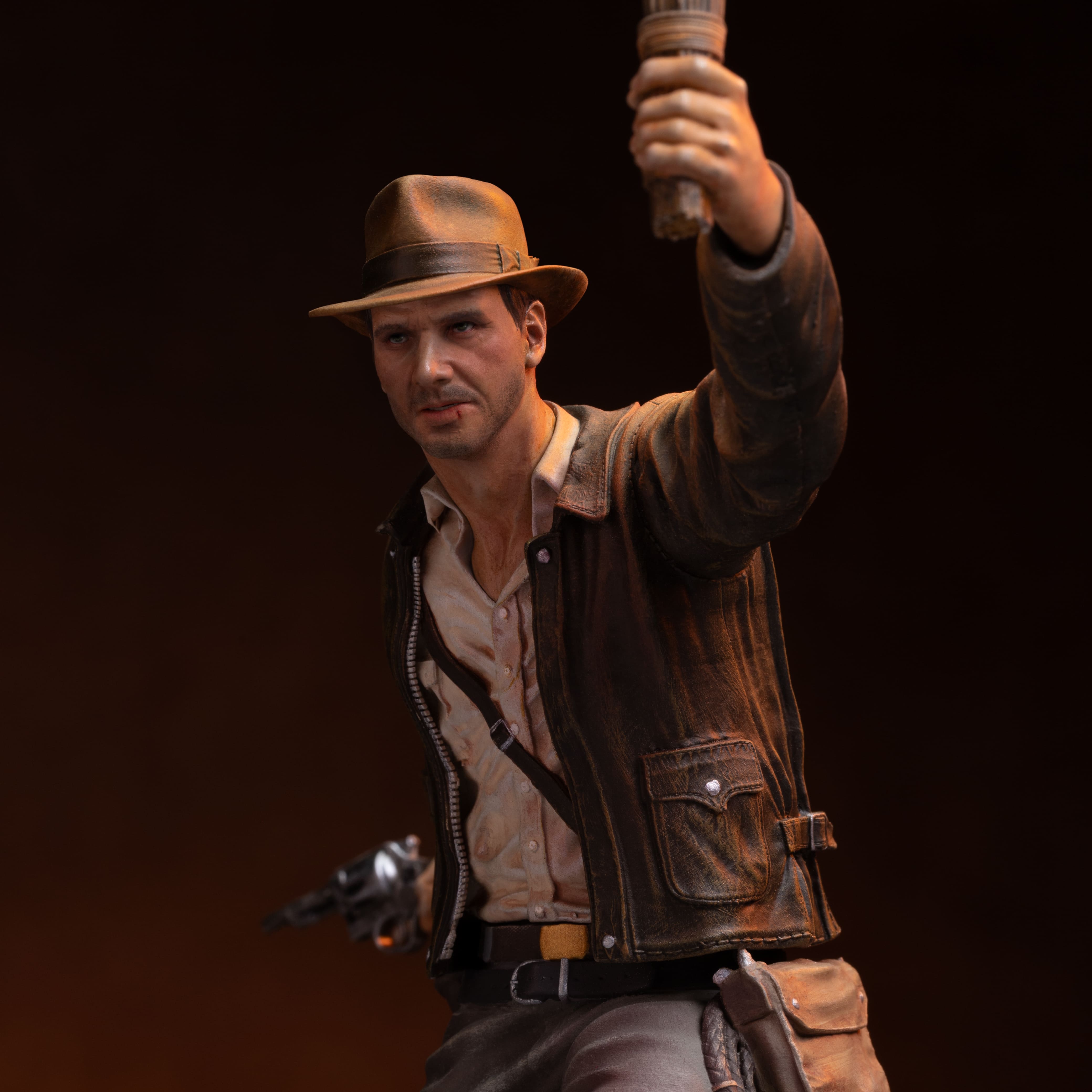 Iron Studios - Art Scale 1/10 - Indiana Jones et les Aventuriers de l'arche perdue - Indiana Jones Statue 27cm - flash vidéo