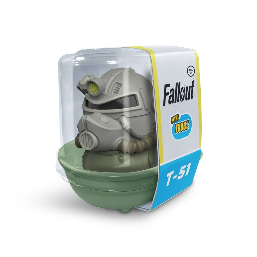 Numskull - Mini TUBBZ Canard de bain - Fallout - T-51 (Édition baignoire) - 8cm - flash vidéo