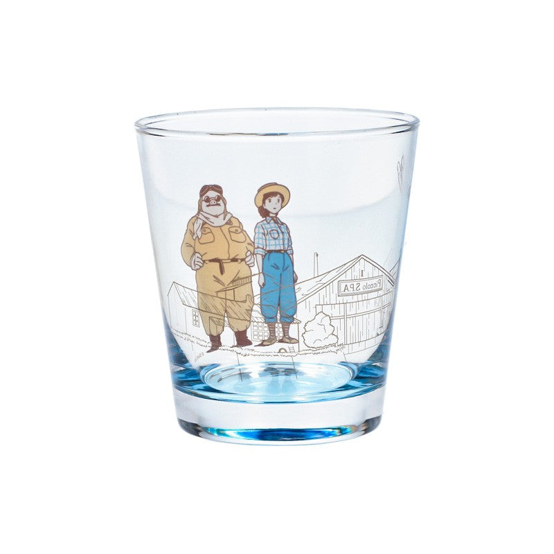 VERRE DÉCORÉ MARCO & FIO - PORCO ROSSO