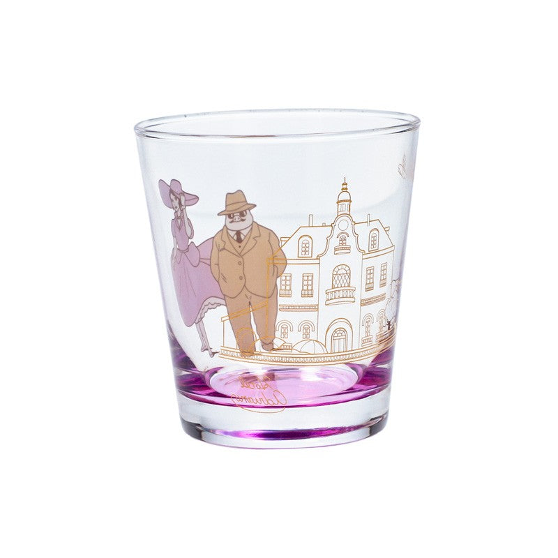 VERRE DÉCORÉ MARCO & GINA - PORCO ROSSO