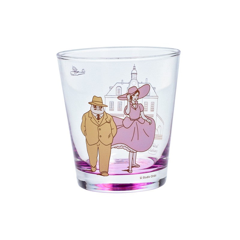 VERRE DÉCORÉ MARCO & GINA - PORCO ROSSO