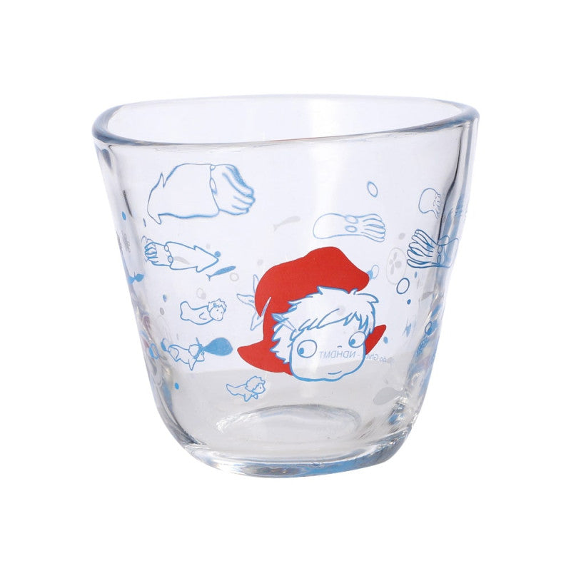 VERRE TRANSPARENT PONYO SOUS LA MER - PONYO SUR LA FALAISE