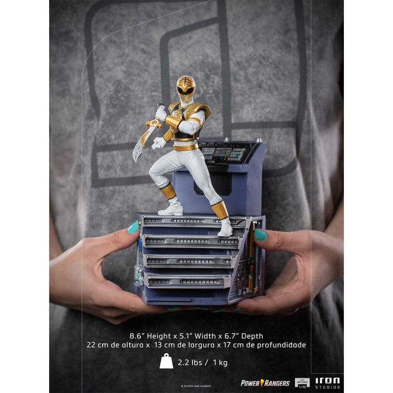 WHITE RANGER BDS ART SCALE 1/10 - POWER RANGERS