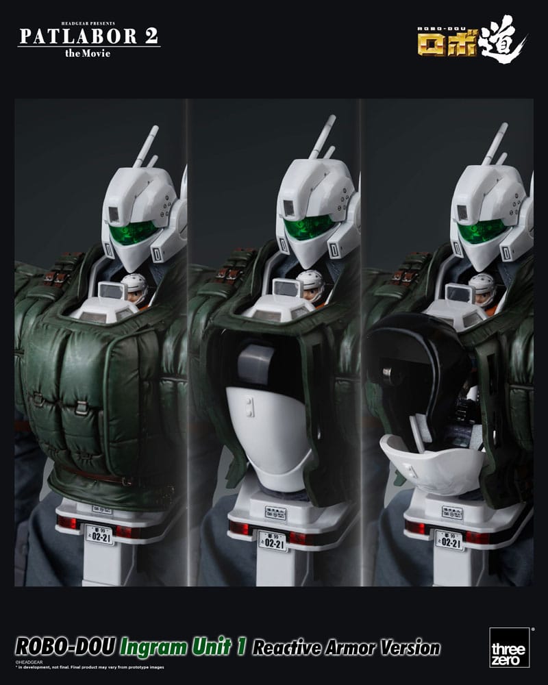 Patlabor 2: The Movie figurine Robo-Dou Ingram Unit 1 Reactive Armor Version 23 cm