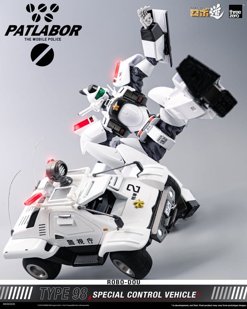 Mobile Police Patlabor ROBO-DOU Type 98 Véhicule de contrôle spécial 10 cm