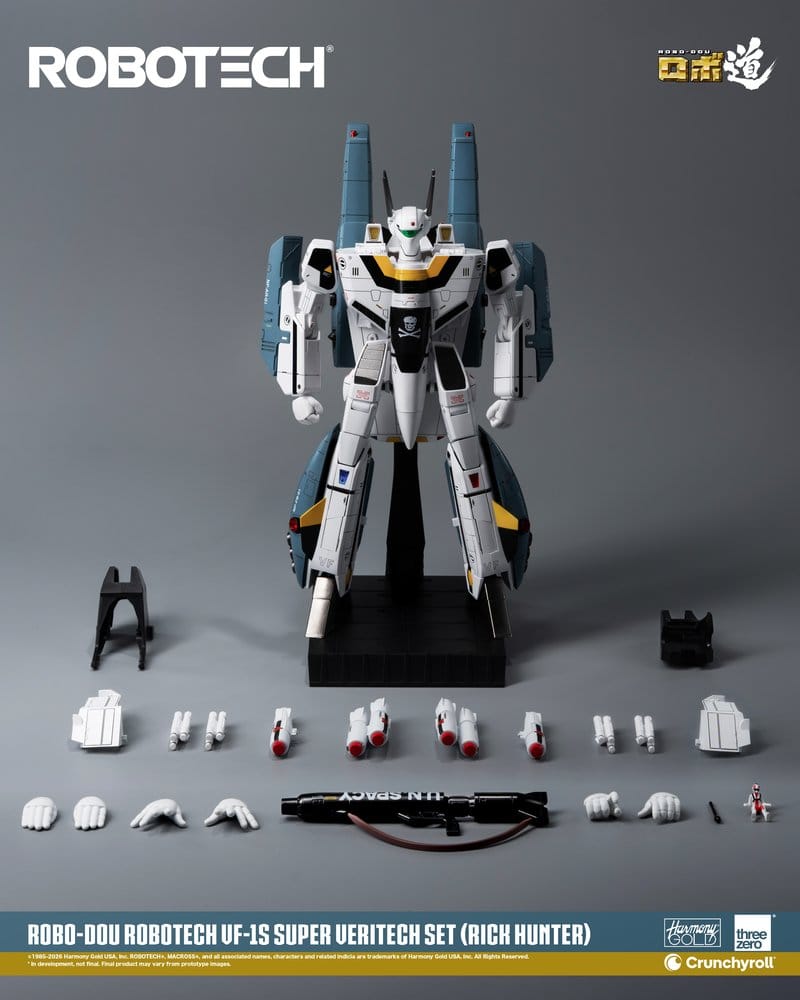 Robotech Robo-Dou figurine VF-1S Super Veritech Set (Rick Hunter) 20 cm