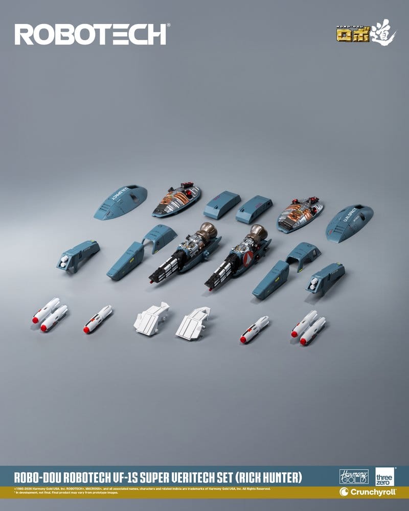 Robotech Robo-Dou figurine VF-1S Super Veritech Set (Rick Hunter) 20 cm