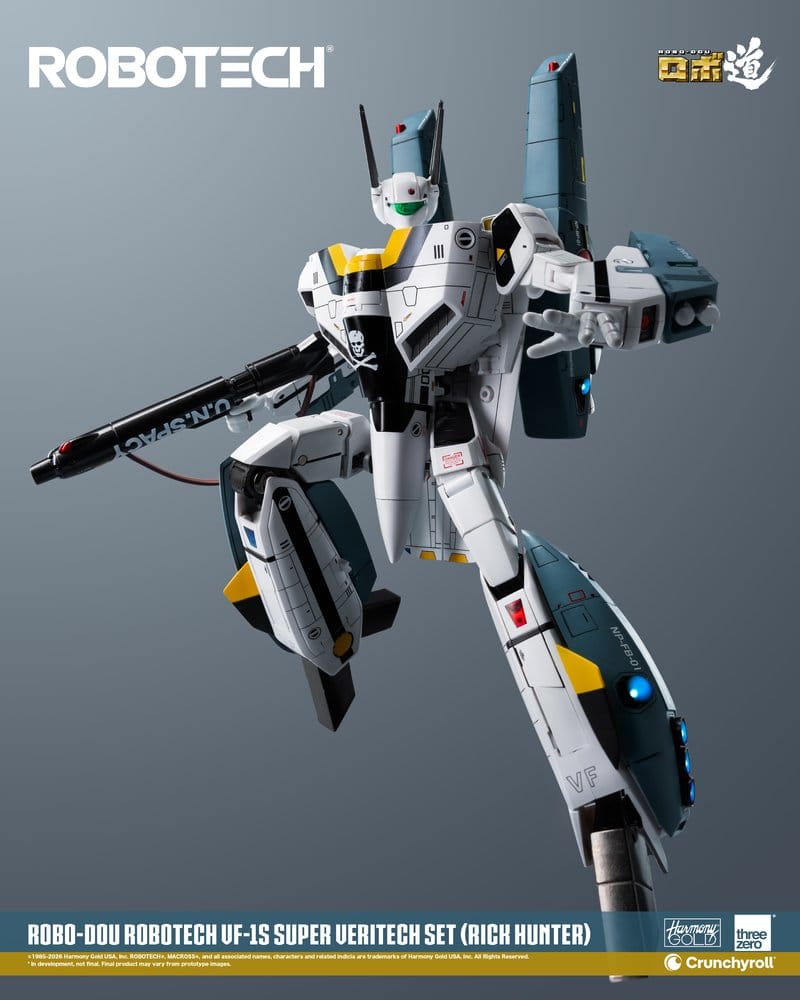 Robotech Robo-Dou figurine VF-1S Super Veritech Set (Rick Hunter) 20 cm