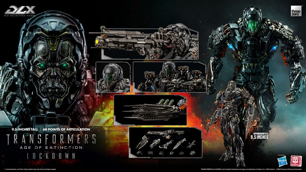 Transformers: Age of Extinction figurine 1/6 DLX Lockdown 24 cm