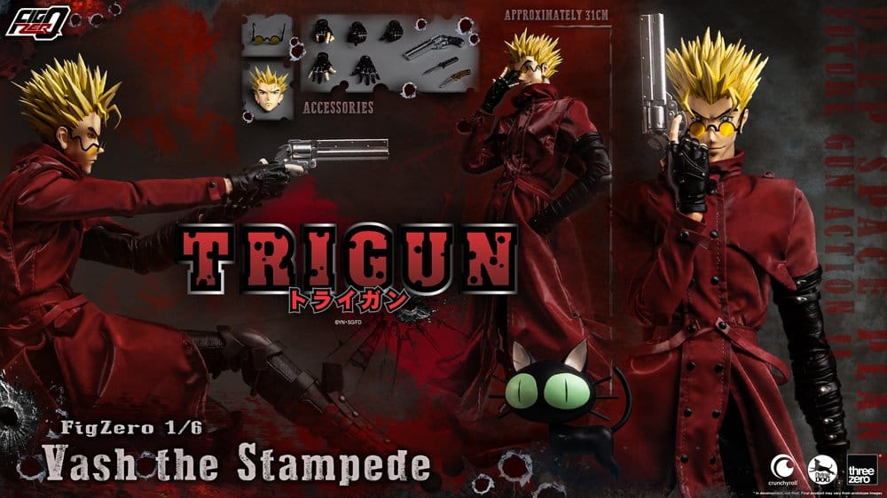 Trigun figurine FigZero 1/6 Vash the Stampede 31 cm