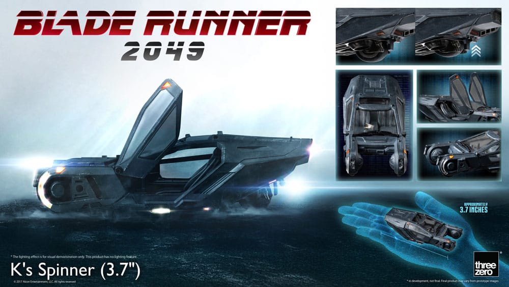 Blade Runner 2049 véhicule DK's Spinner 10 cm