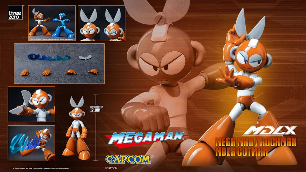 Mega Man figurine MDLX Rockman / Mega Man Cutman 12 cm