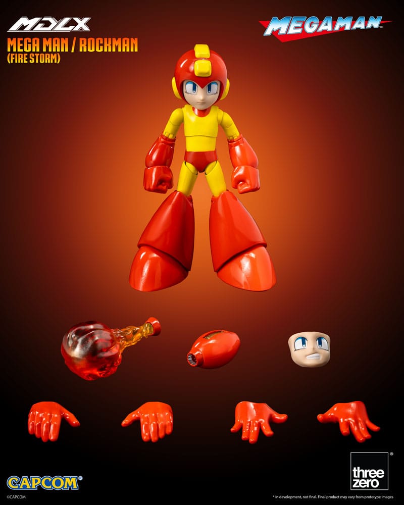 Mega Man figurine MDLX Mega Man / Rockman (Fire Storm) 10 cm