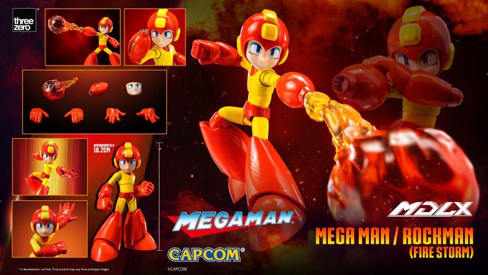 Mega Man figurine MDLX Mega Man / Rockman (Fire Storm) 10 cm