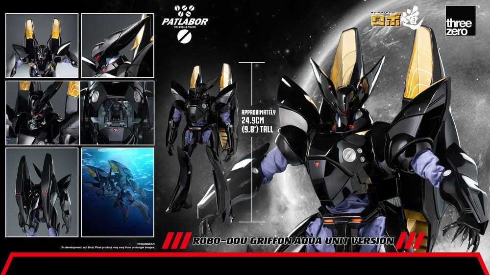 Mobile Police Patlabor Robo-Dou figurine 1/35 Griffon Aqua Unit Version 25 cm