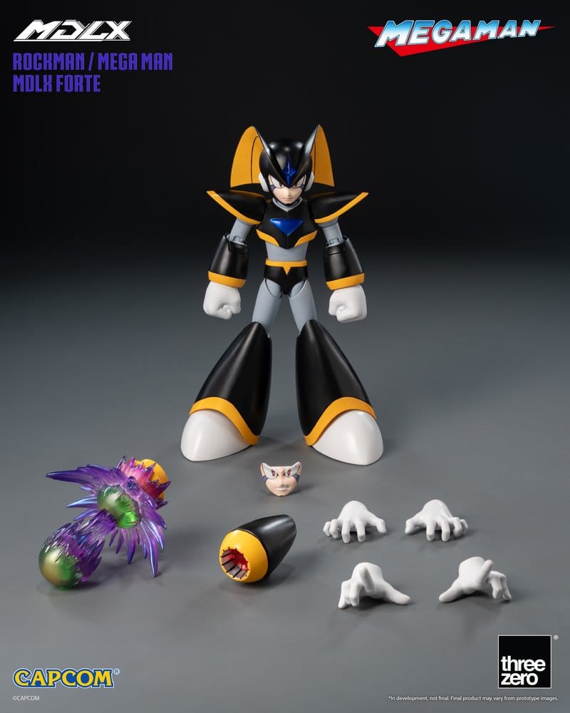 Mega Man figurine MDLX Rockman / Mega Man Forte 10 cm