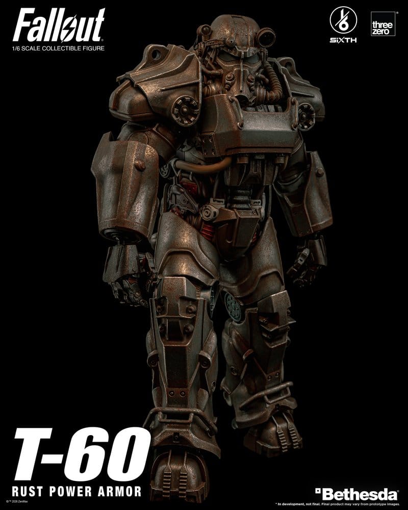 Fallout figurine 1/6 T-60 Rust Power Armor
