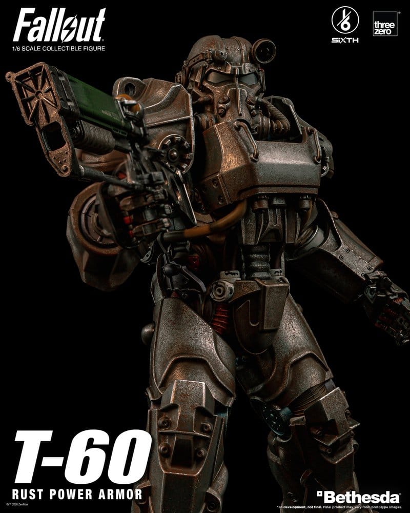 Fallout figurine 1/6 T-60 Rust Power Armor